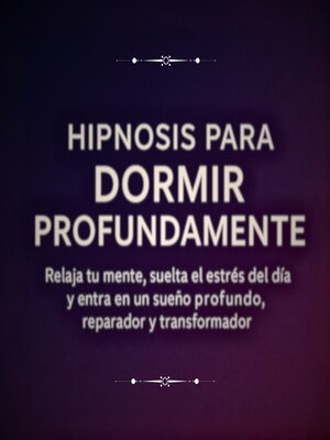 cover image of Hipnosis para Dormir Profundamente